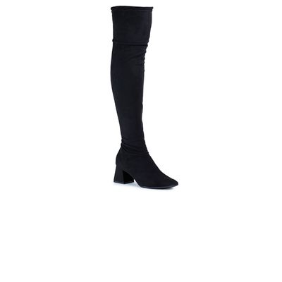Bota Over Knee Feminina Bebecê Salto Bloco Strech
