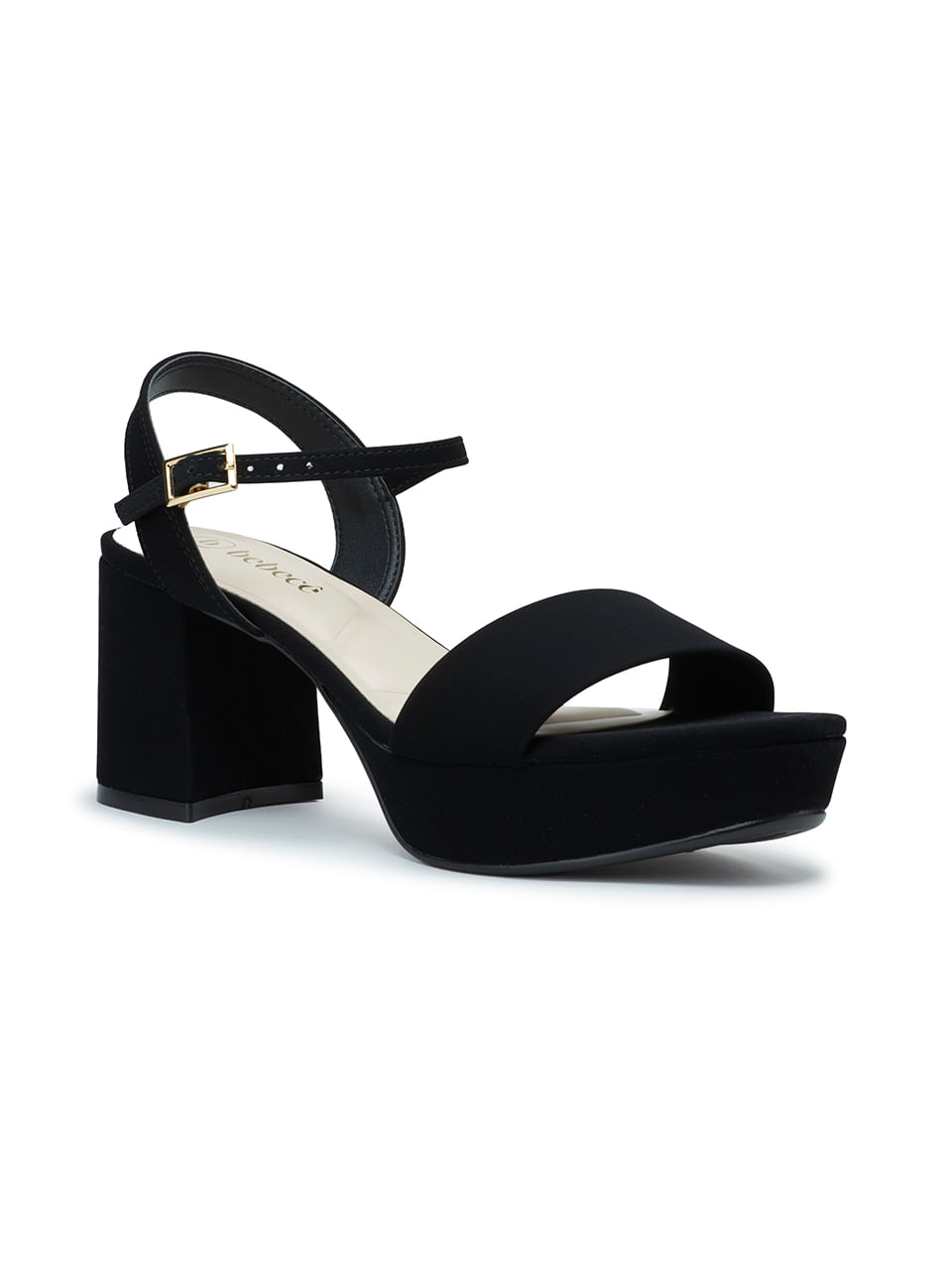 Sandália Meia Pata Sandalia Salto Grosso Salto Medio Salto Médio