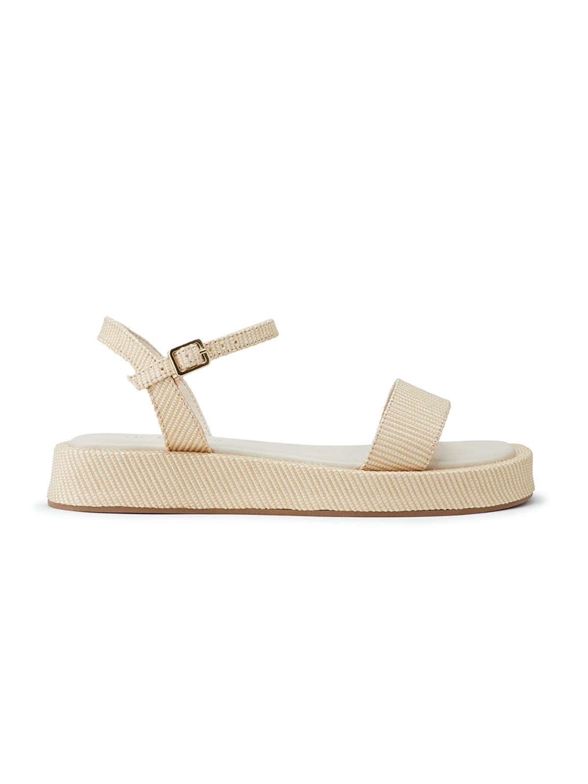 Sandália feminina flatform bebecê hot sale 4717024