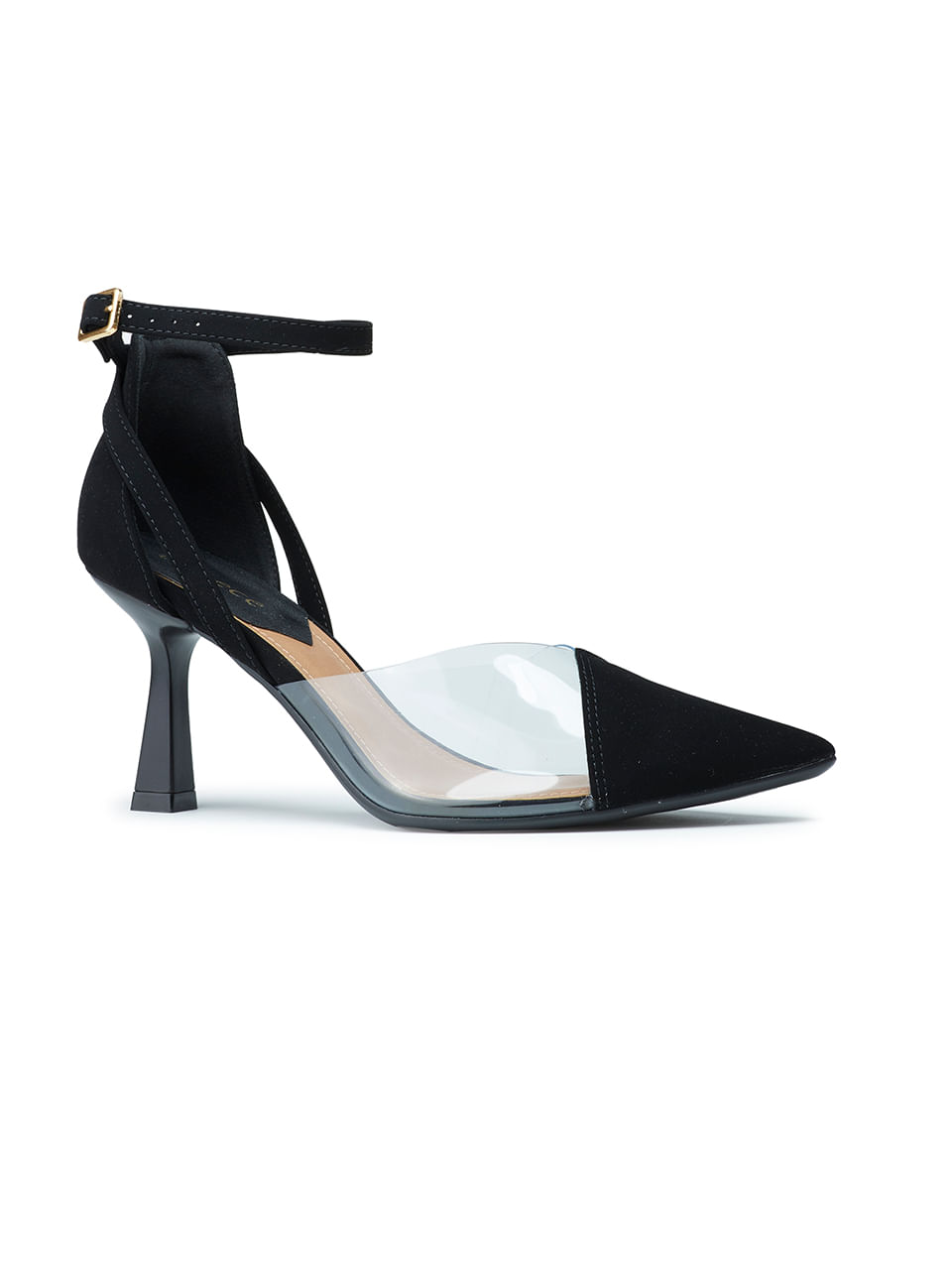 Deals Scarpin Scarpin Transparente Com Preto Deals Scarpin Scarpin