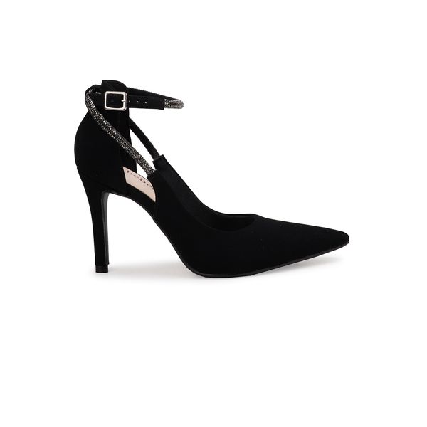 Scarpin Bebecê Sofisticado Com Strass Salto Fino