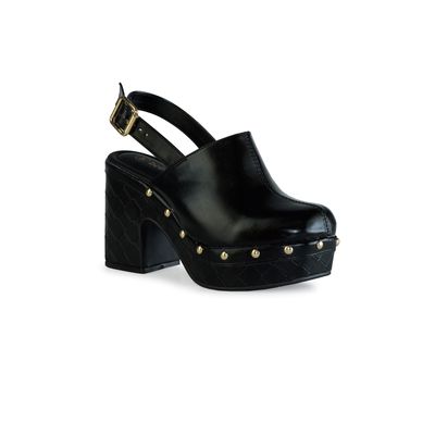 Clog Bebecê com Fivela e Detalhes em Metal