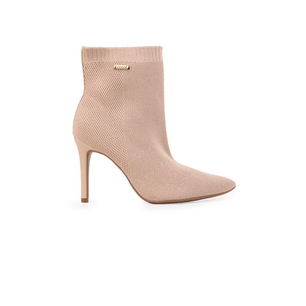 Bota Bebecê Knit Salto Alto Clássica
