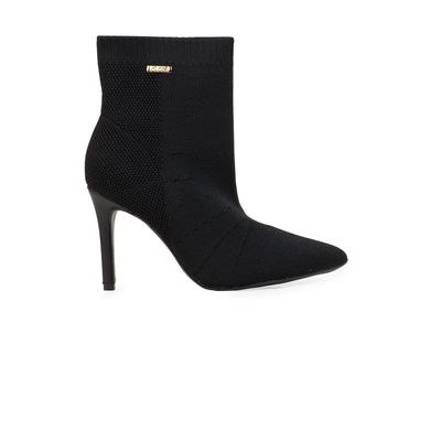Bota Bebecê Knit Salto Alto Clássica