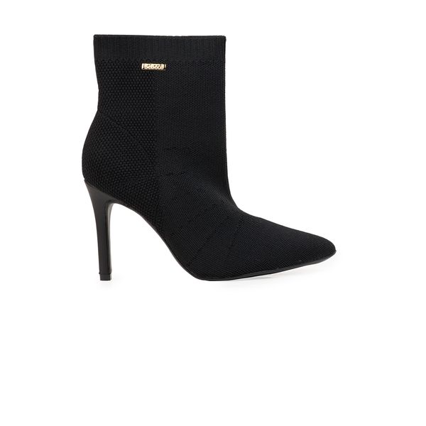 Bota Bebecê Knit Salto Alto Clássica