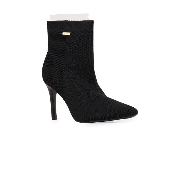 Bota Bebecê Knit Salto Alto Clássica