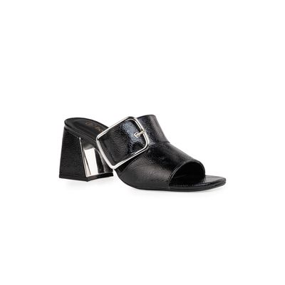 Tamanco Bebecê com Maxi Fivela de Metal