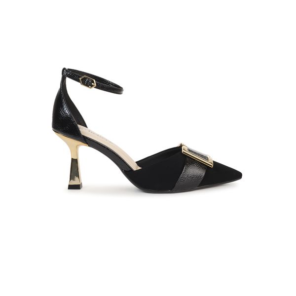 Scarpin Feminino Bebecê com Fivela e Salto Taça