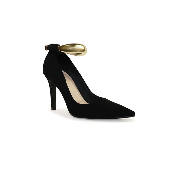 Scarpin Bebecê Salto Alto Fino Bold Tira Com Fivela