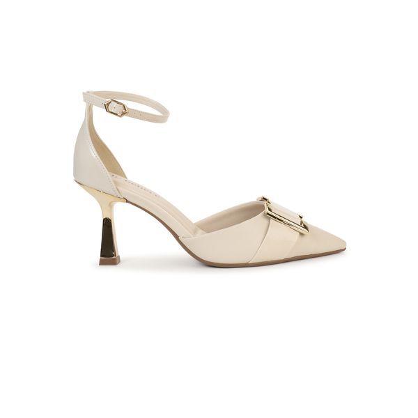 Scarpin Feminino Bebecê com Fivela e Salto Taça