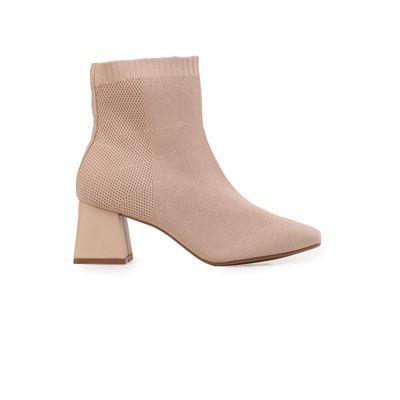 Bota Feminina Bebecê Knit Block