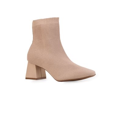 Bota Feminina Bebecê Knit Block