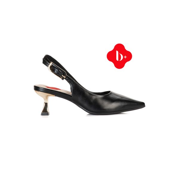 Scarpin Elegante Slingback Bicolor - Tecnologia B+